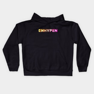 EnhypenOrangePink Kids Hoodie